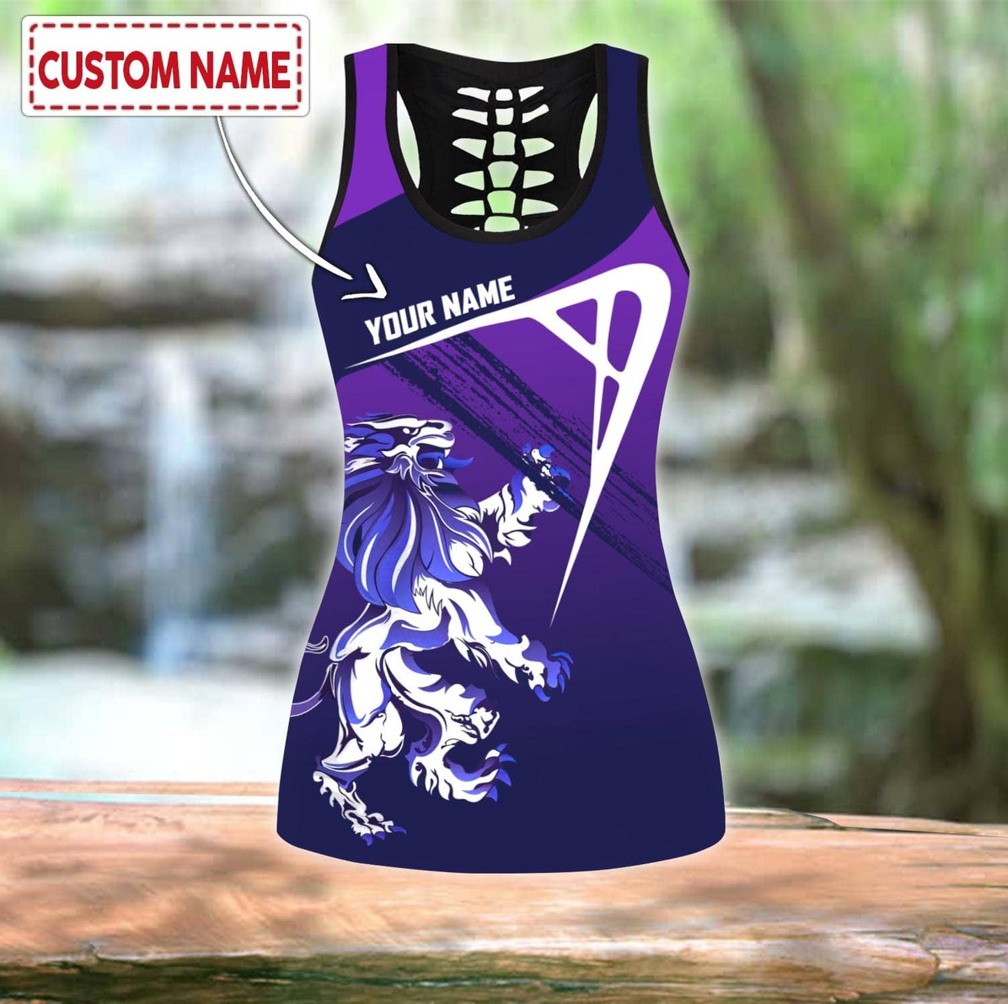 Custom name legging + hollow tank combo HHT27052101