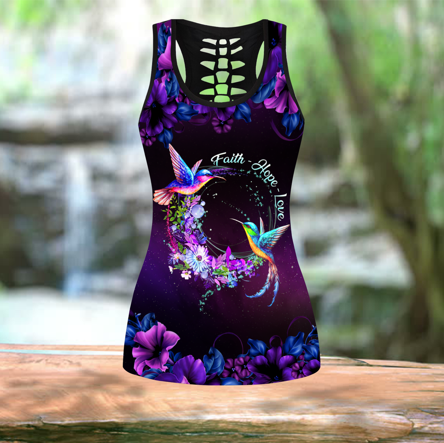 Hummingbirds Faith-Hope-Love Combo Legging+ Tank Top
