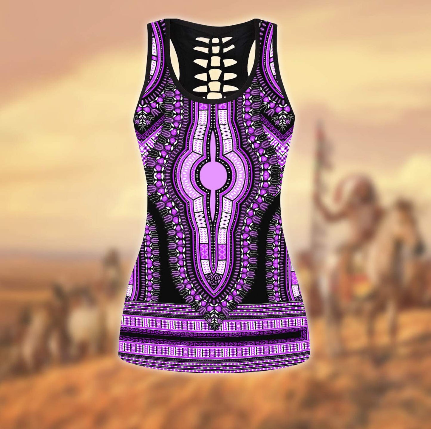 3D All Over Printed Legging + Hollow Tank