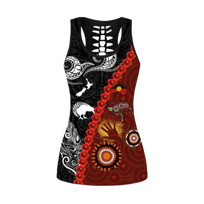 New Zealand Maori And Australia Aboriginal We Are Family Combo Outfit