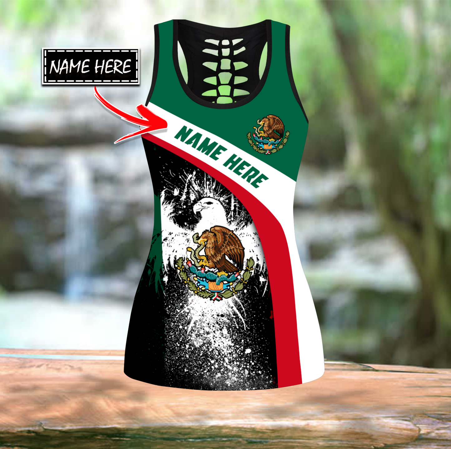Personalized Mexico Combo Legging + Tank Top