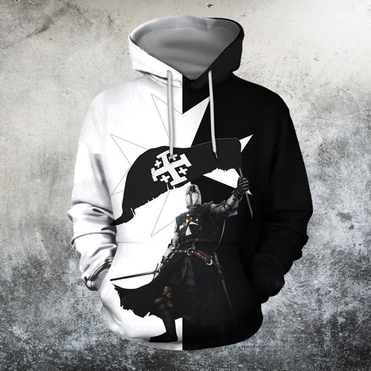 3D All Over Printed Black Templar Shirts-Apparel-HP Arts-Hoodie-S-Vibe Cosy™