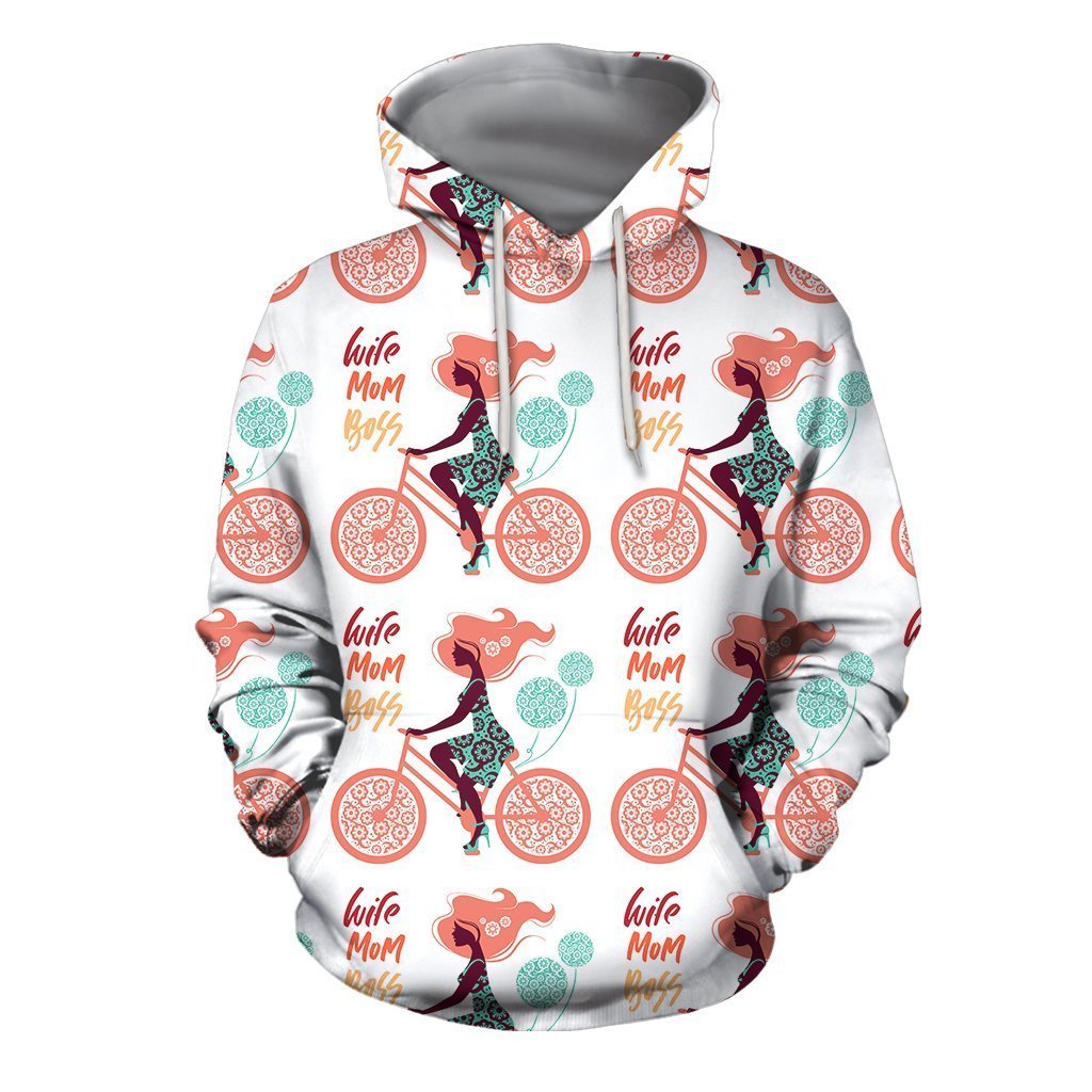 3D All Over Wife Mom Boss Hoodie-Apparel-Khanh Arts-Hoodie-S-Vibe Cosy™