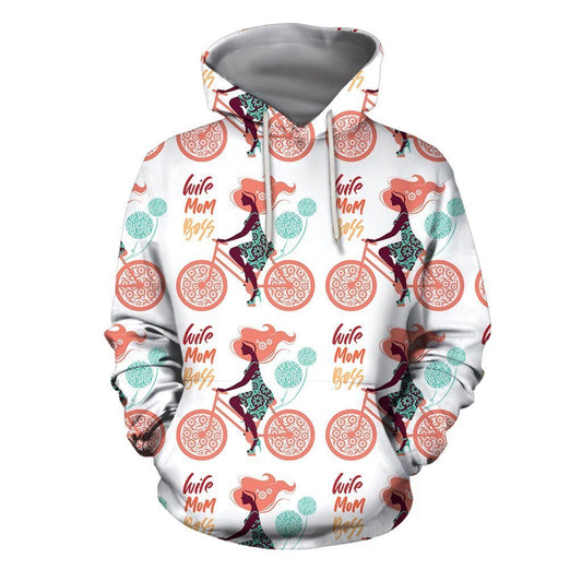 3D All Over Wife Mom Boss Hoodie-Apparel-Khanh Arts-Hoodie-S-Vibe Cosy™