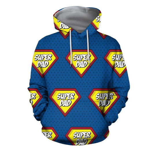 3D All Over Super Dad Hoodie-Apparel-Khanh Arts-Hoodie-S-Vibe Cosy™