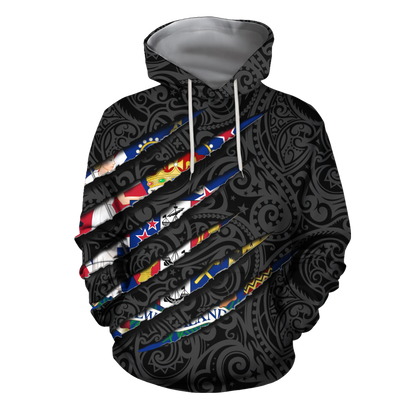 New Zealand All Over Hoodie - Scratch Style HC2801-Apparel-Huyencass-Hoodie-S-Vibe Cosy™