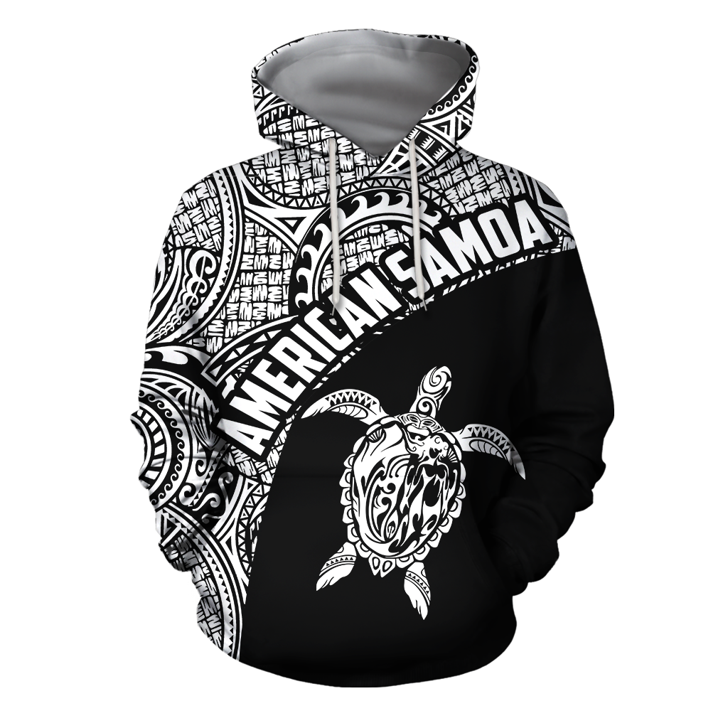 American Samoa Polynesian Hoodie -White H9-Apparel-Phaethon-Hoodie-S-Vibe Cosy™
