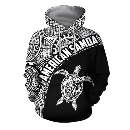 American Samoa Polynesian Hoodie -White H9-Apparel-Phaethon-Hoodie-S-Vibe Cosy™