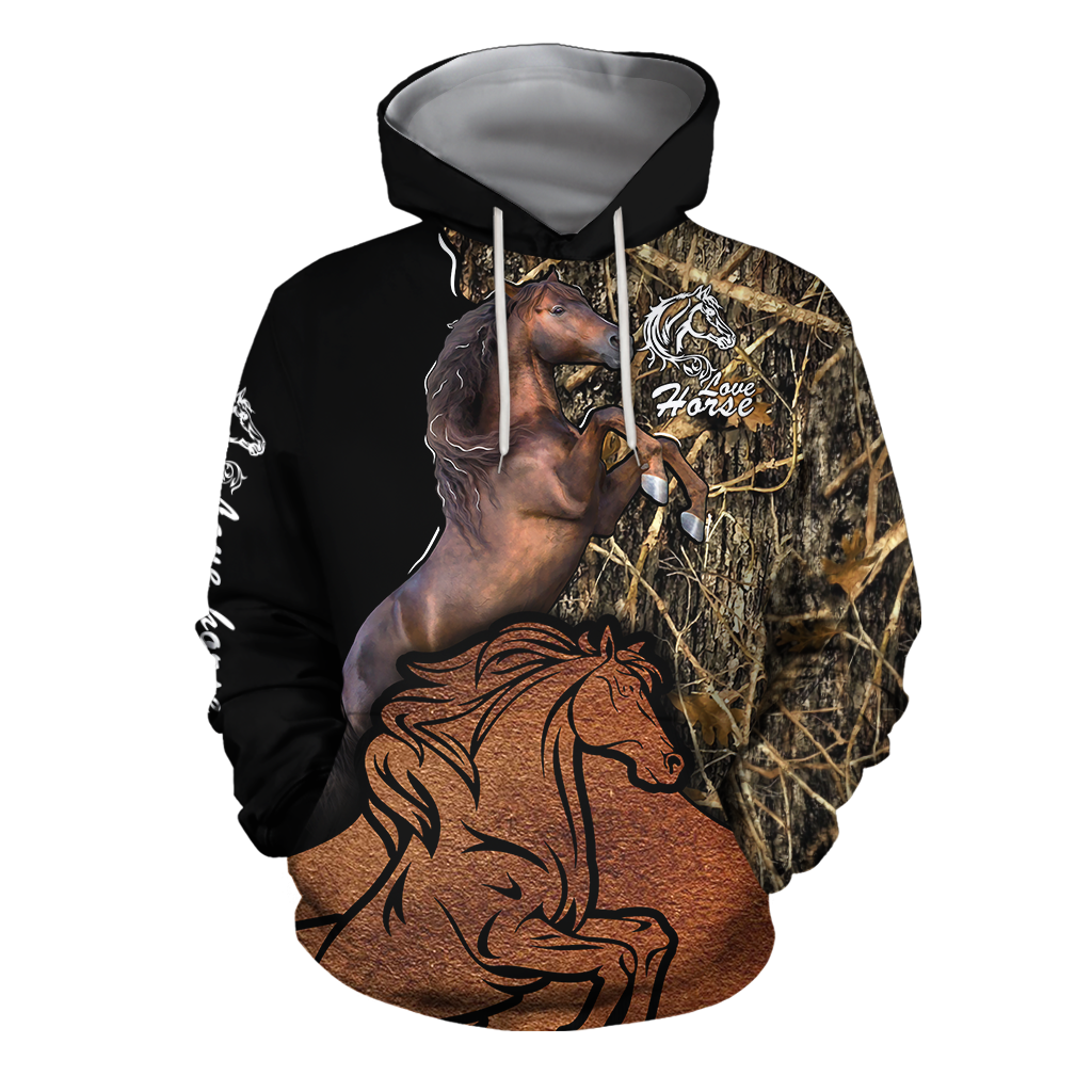 Beautiful Horse Shirt Muddy Design - Winter Set for Men and Women JJ111201-Apparel-NNK-Hoodie-S-Vibe Cosy™