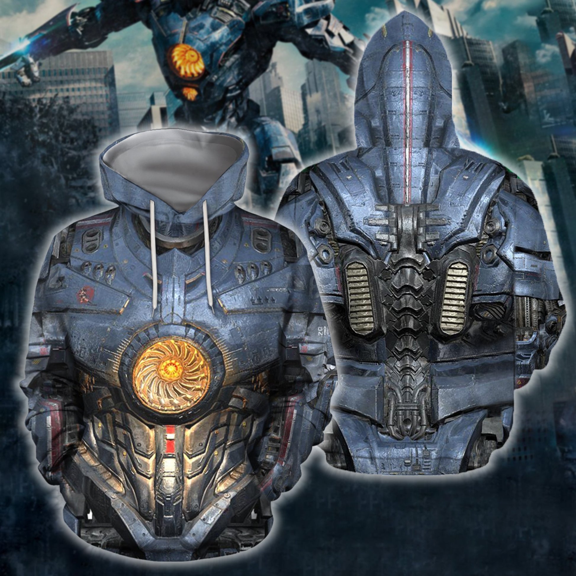 All Over Printed Breastplate Shirts-Apparel-HP Arts-Hoodie-S-Vibe Cosy™
