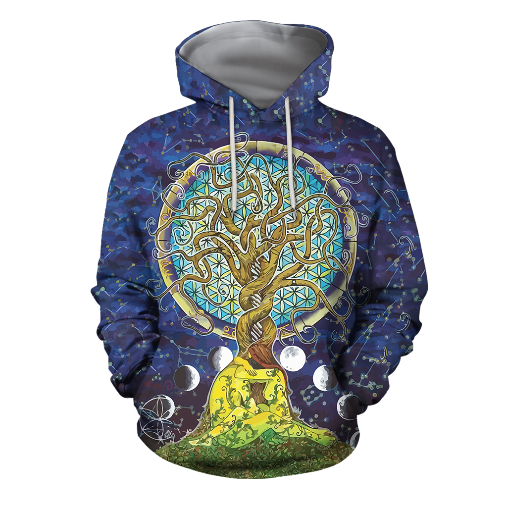 Tree of Life Tee NVD1313-Apparel-Dung Van-Hoodie-S-Vibe Cosy™