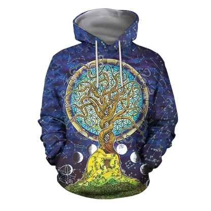 Tree of Life Tee NVD1313-Apparel-Dung Van-Hoodie-S-Vibe Cosy™