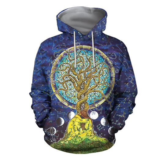 Tree of Life Tee NVD1313-Apparel-Dung Van-Hoodie-S-Vibe Cosy™