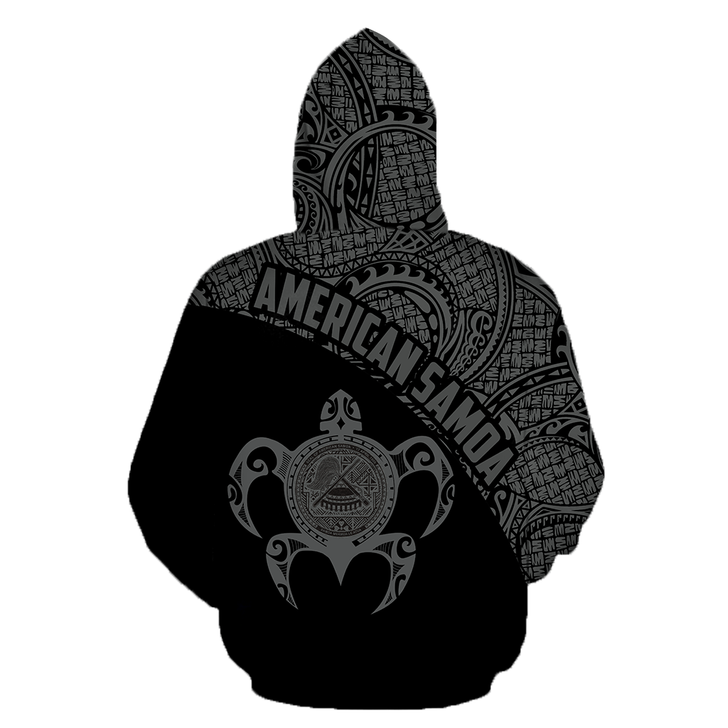 American Samoa Polynesian Hoodie - Gray H10-Apparel-Phaethon-Hoodie-S-Vibe Cosy™