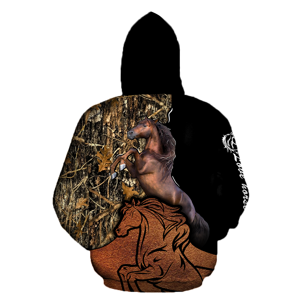 Beautiful Horse Shirt Muddy Design - Winter Set for Men and Women JJ111201-Apparel-NNK-Hoodie-S-Vibe Cosy™