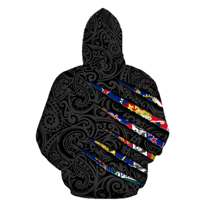 New Zealand All Over Hoodie - Scratch Style HC2801-Apparel-Huyencass-Hoodie-S-Vibe Cosy™