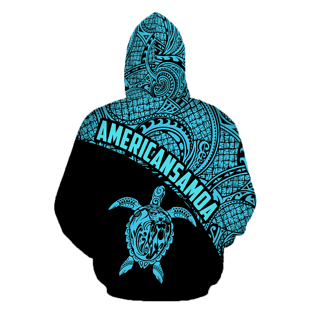 American Samoa Polynesian Hoodie - Blue PL-Apparel-PL8386-Hoodie-S-Vibe Cosy™