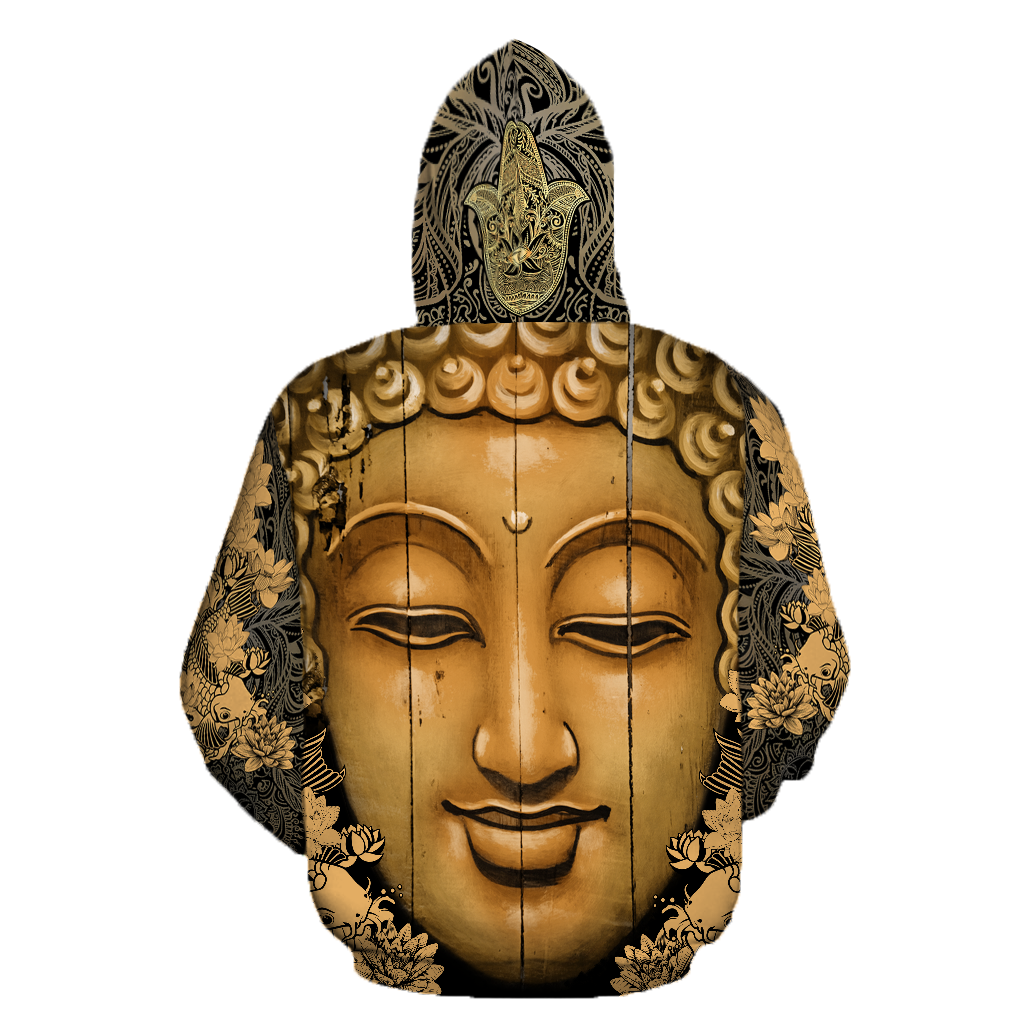 3D All Over Print Buddha Hoodie-Apparel-GP Art-Hoodie-S-Vibe Cosy™