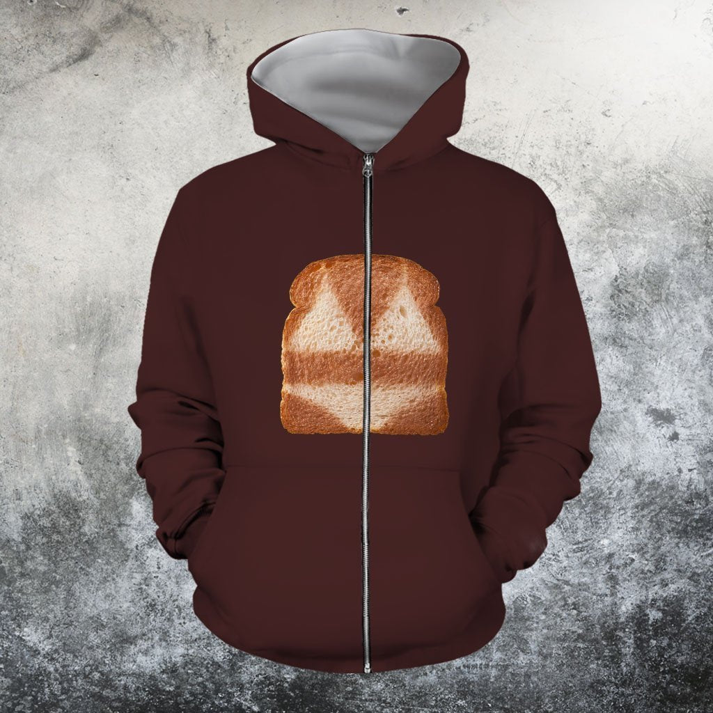 Bikini Toast Hoodie-Apparel-GP Art-Zipped Hoodie-S-Vibe Cosy™