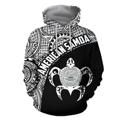 American Samoa Hoodie - White PL-Apparel-PL8386-Hoodie-S-Vibe Cosy™