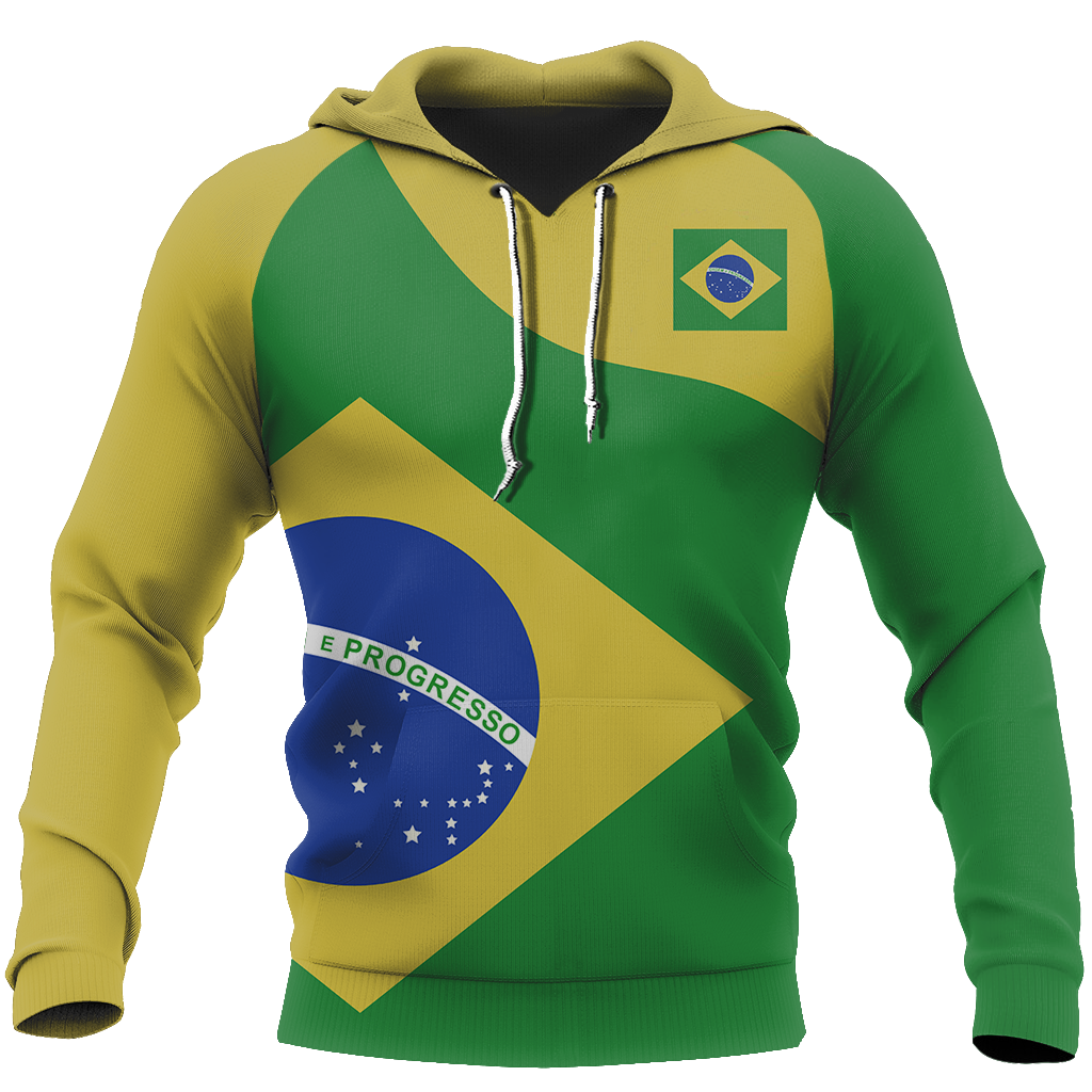Brasil Flag Curve Concept Pullover Hoodie-Apparel-Phaethon-Hoodie-S-Vibe Cosy™