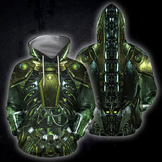 3D All Over Printed Necrons Cover-Apparel-HP Arts-Hoodie-S-Vibe Cosy™