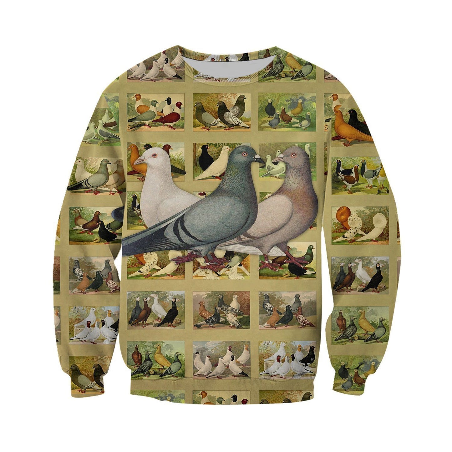 3D All Over Printed Beautiful Dove Hoodie-Apparel-HP Arts-Sweat Shirt-S-Vibe Cosy™