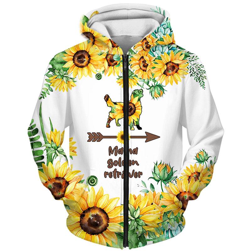 Golden Retriever Mama - Mother's Day Gift 3D Unisex Shirt