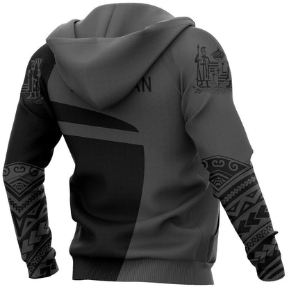 Hawaii King Coat Of Arms Polynesian Sport Hoodie - Premium Style J1-Apparel-Phaethon-Hoodie-S-Vibe Cosy™