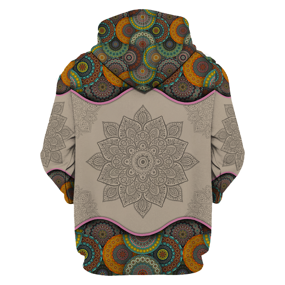 Awesome Vintage Mandala Michigan 3D All Over Printed Shirts Hoodie JJ27052002-Apparel-MP-Hoodie-S-Vibe Cosy™