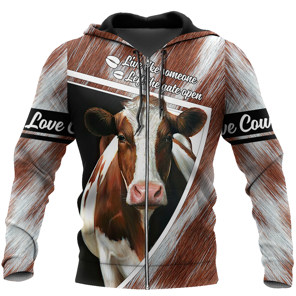 Cow 3d hoodie shirt for men and women DD11182001