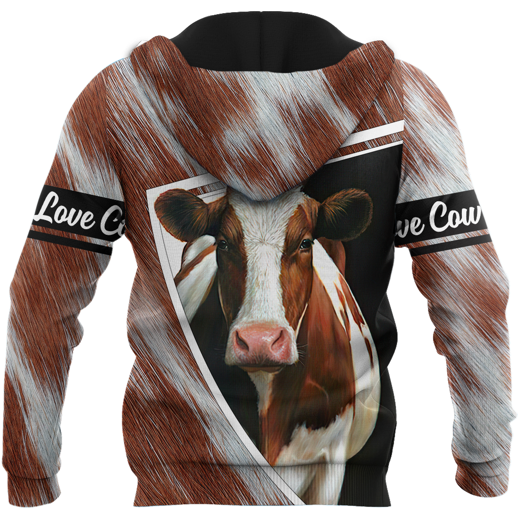 Cow 3d hoodie shirt for men and women DD11182001