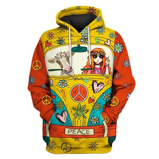 Hippie Cow Collection HG2391-Apparel-HG-Hoodie-S-Vibe Cosy™