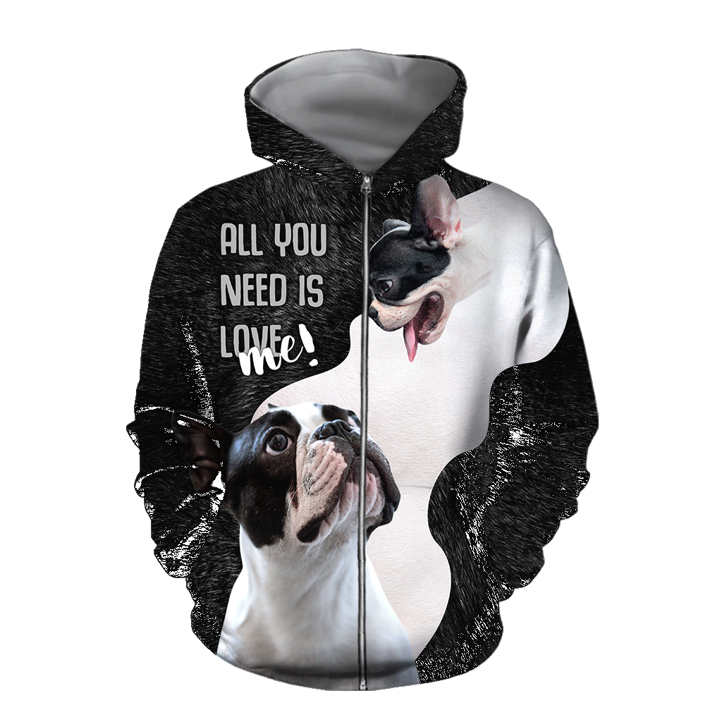 French bulldog 3D hoodie shirt for men and women Pi112018