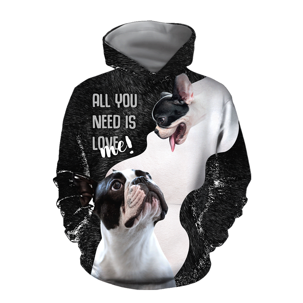 French bulldog 3D hoodie shirt for men and women Pi112018