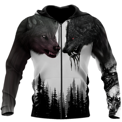 The Wolf 3D All Over Printed Hoodie For Men and Women MH2410202ST