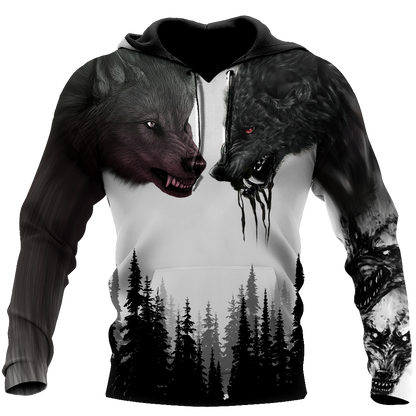 The Wolf 3D All Over Printed Hoodie For Men and Women MH2410202ST