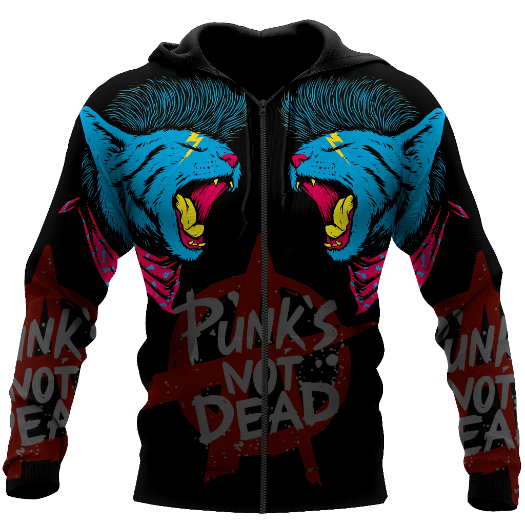 Punk Cat Hoodie For Men And Women MH0310203