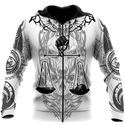 Ancient Egypt Anubis God All 3D Over Printed Unisex Hoodie ML