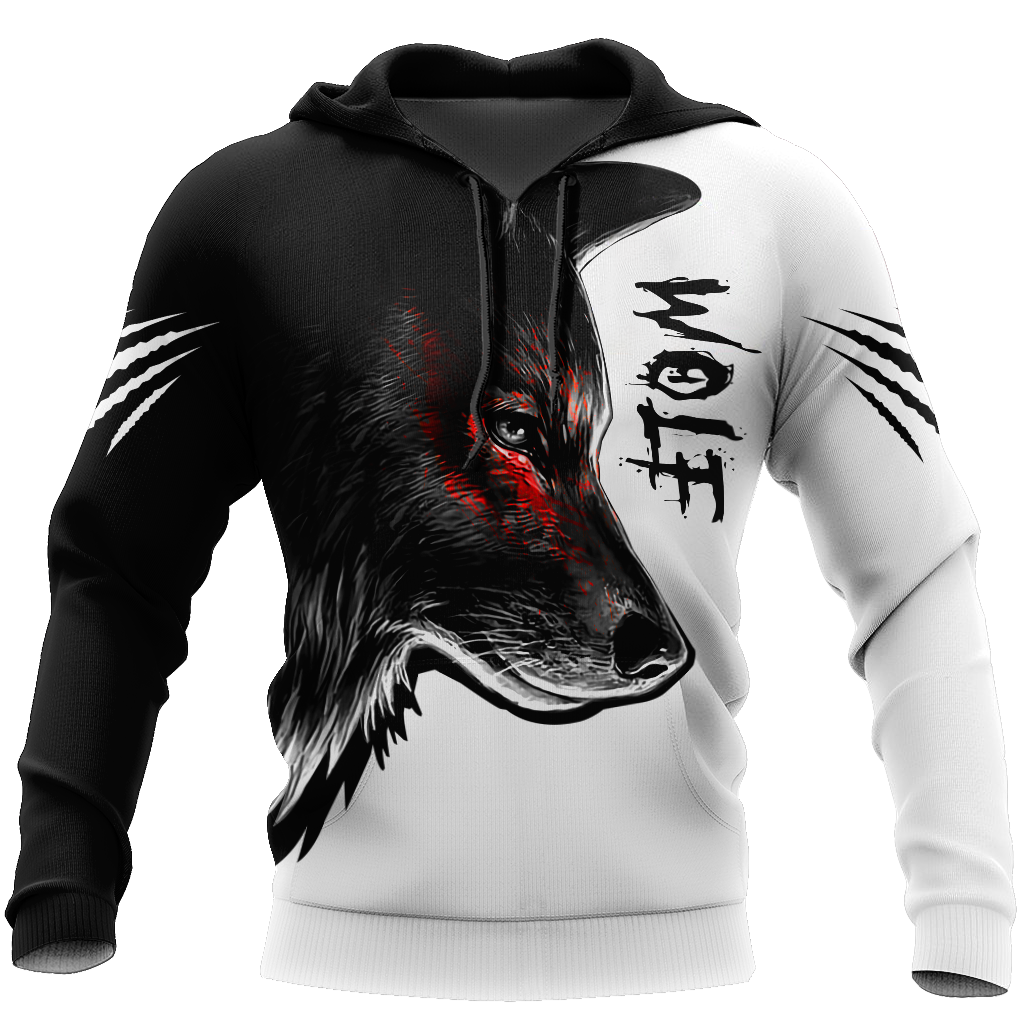 Wolf 3D All Over Printed Shirts For Men and Women HAC080501-Apparel-TT-Hoodie-S-Vibe Cosy™