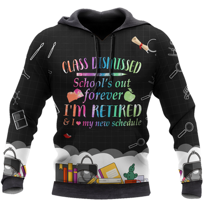 Retired Teacher Hoodie Pi26082003-MEI