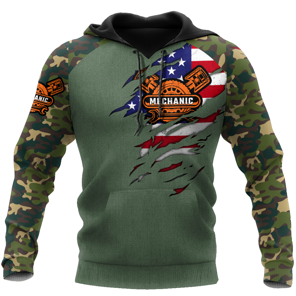 Mechanic Camo 3D All Over Printed Hoodie For Men and Women Pi15092005S1