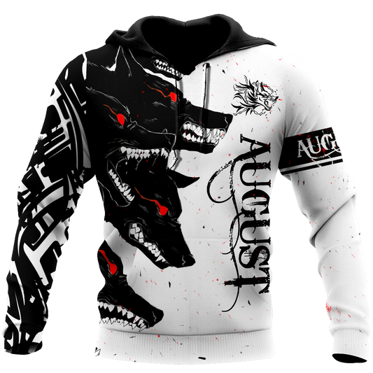 The Dark Wolf August 3D All Over Printed Unisex Deluxe Hoodie ML