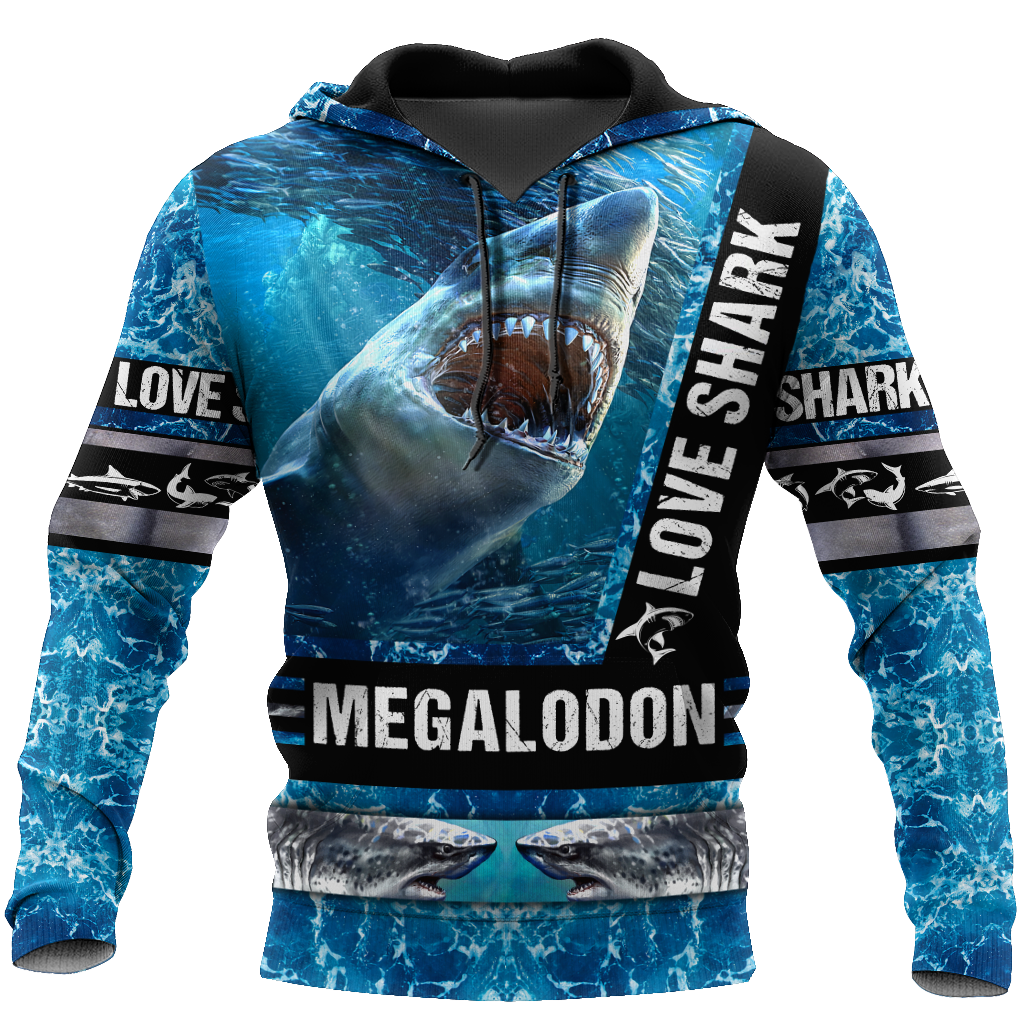 Love Shark 3D All Over Printed Shirts For Men and Women HAC180702-Apparel-TT-Hoodie-S-Vibe Cosy™