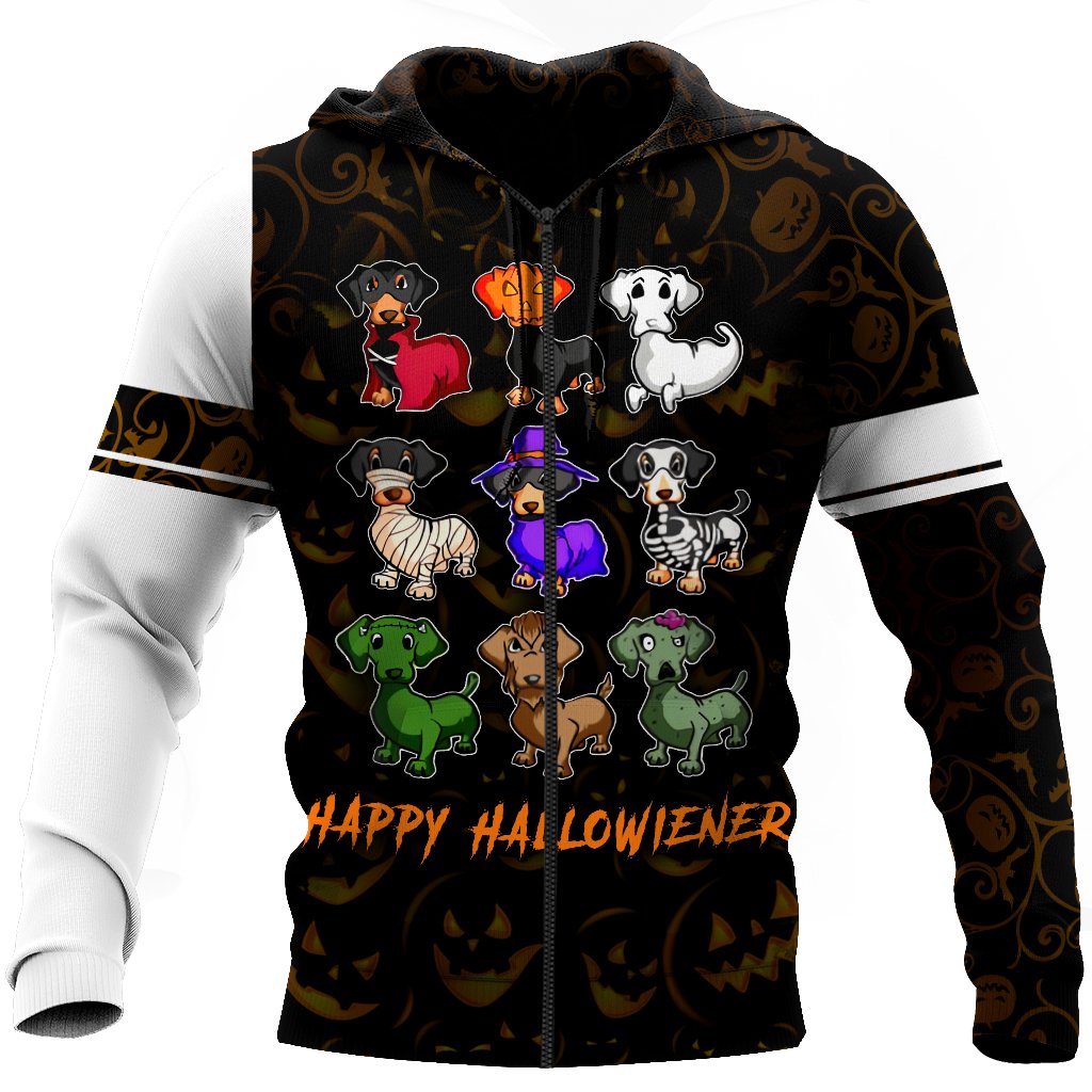 Dachshund happy hallowiener hoodie shirt for men and women MH1109201
