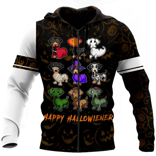 Dachshund happy hallowiener hoodie shirt for men and women MH1109201