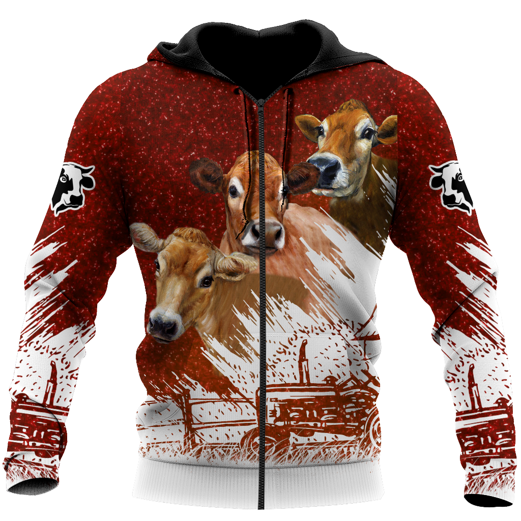 Heifer 3D hoodie shirt for men and women MH2010203