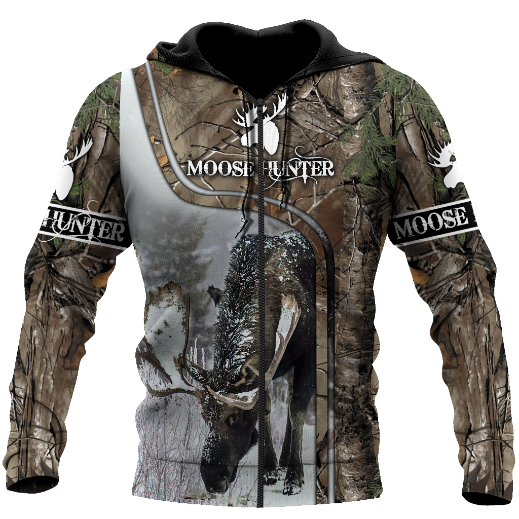 Pheasant Hunting Camo 3D Over Printed Unisex Deluxe Hoodie ML
