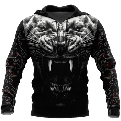 Tattoo White Tiger  3D All Over Printed Unisex Shirts