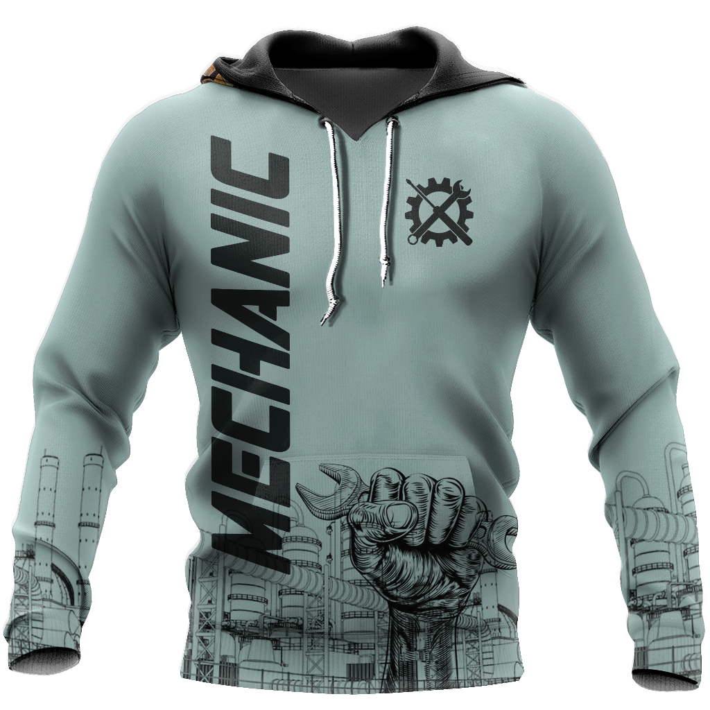 I'm Here Because You Broke Something All Over Printed Mechanic Hoodie For Men and Women HVT14102001
